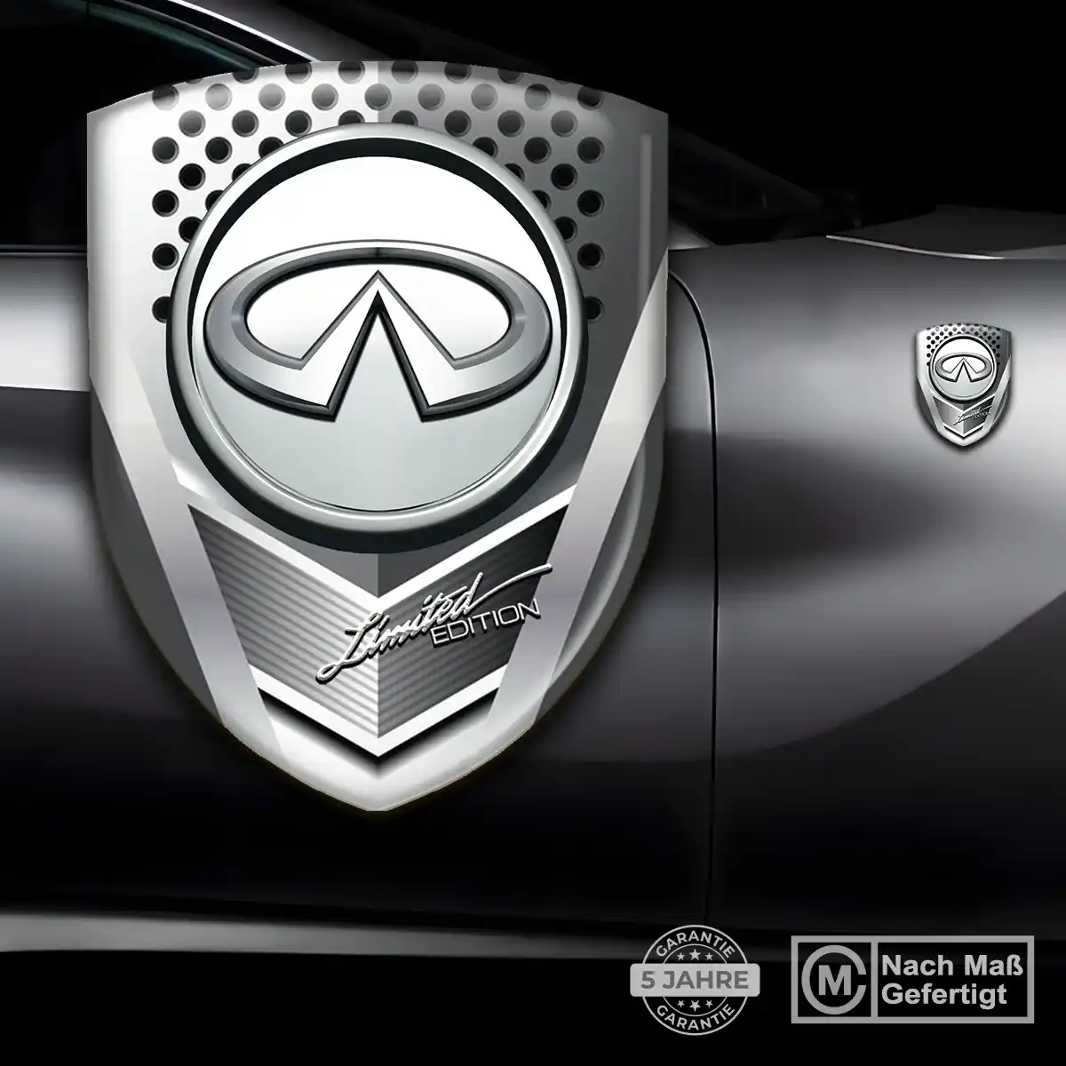 Infiniti Aufkleber Silikon Embleme Markenedition