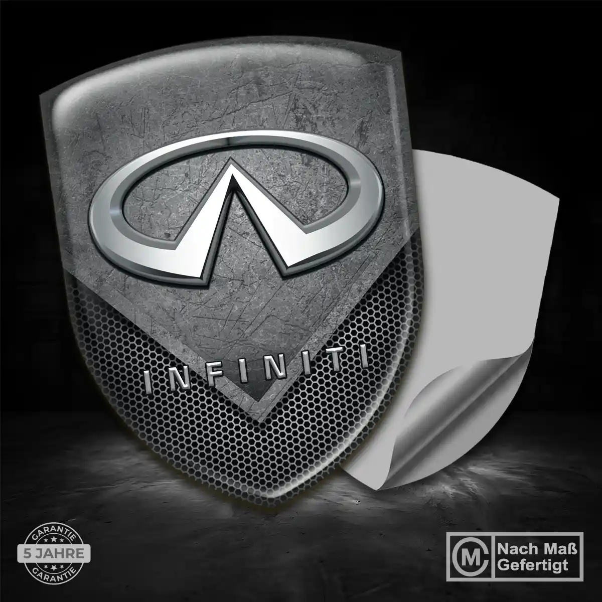 Infiniti Aufkleber Silikon Embleme Modernes Design