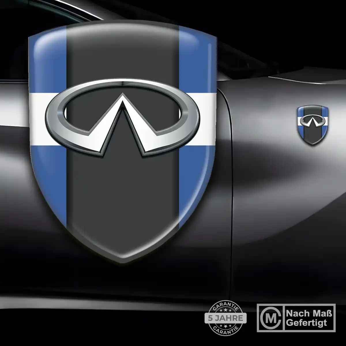 Infiniti Aufkleber Silikon Embleme Premium-Edition