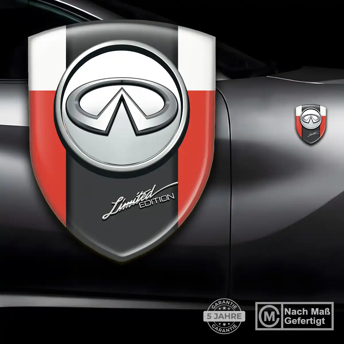 Infiniti Aufkleber Wappen Anspruchsvolles Design