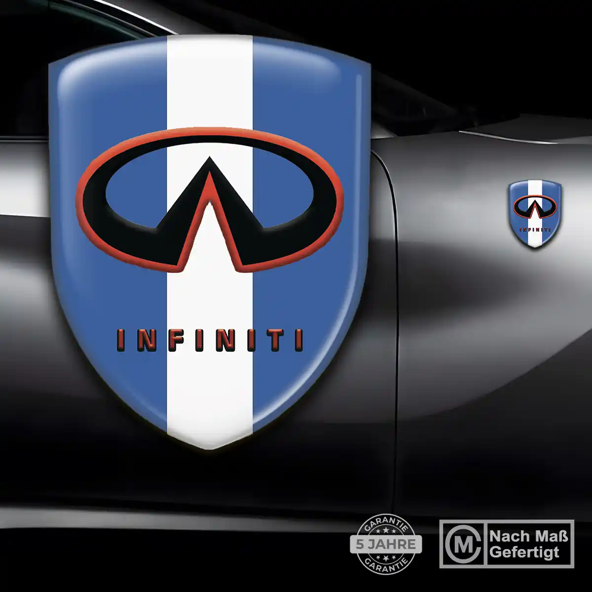 Infiniti Aufkleber Wappen Ausdrucksstarkes Design