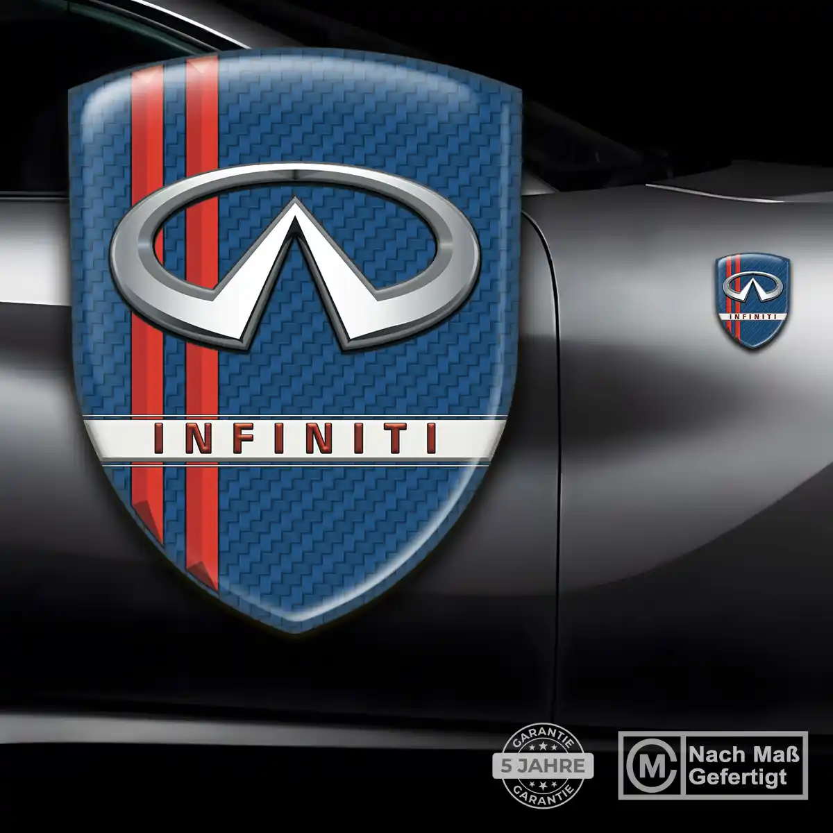 Infiniti Aufkleber Wappen Auto Ausdrucksstarkes Design