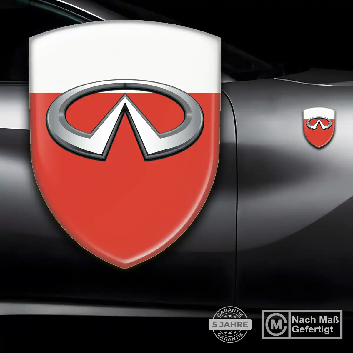 Infiniti Aufkleber Wappen Auto Überzeugende Qualität