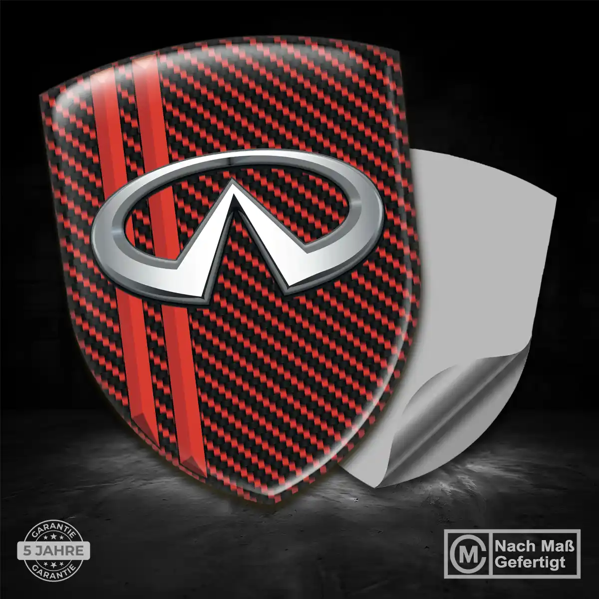 Infiniti Aufkleber Wappen Auto Elegantes Design