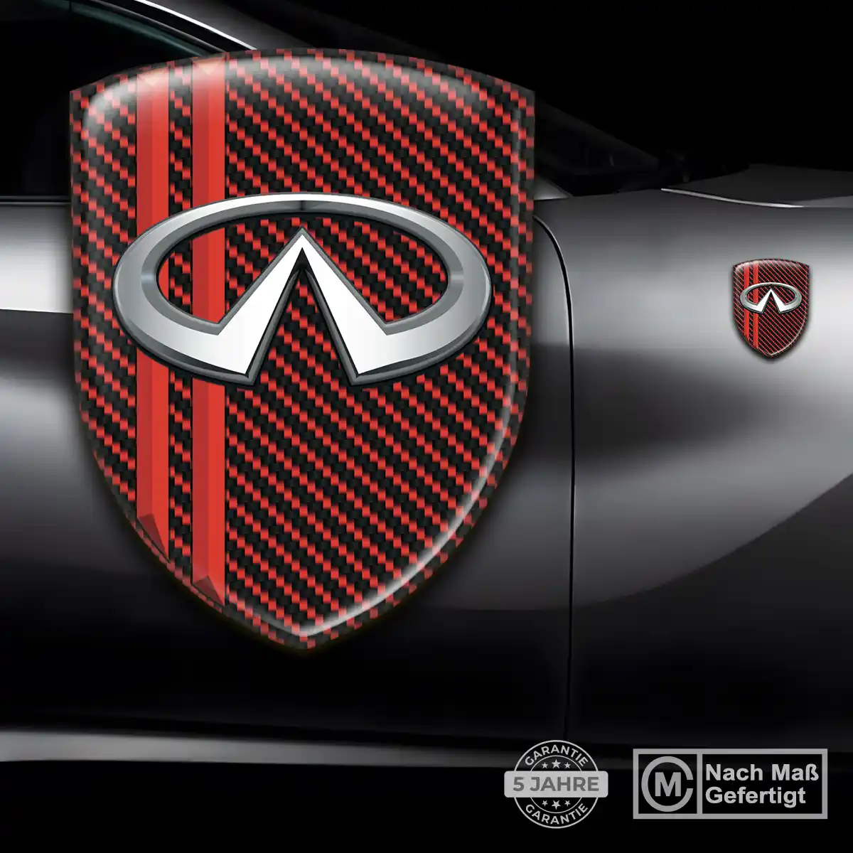 Infiniti Aufkleber Wappen Auto Elegantes Design