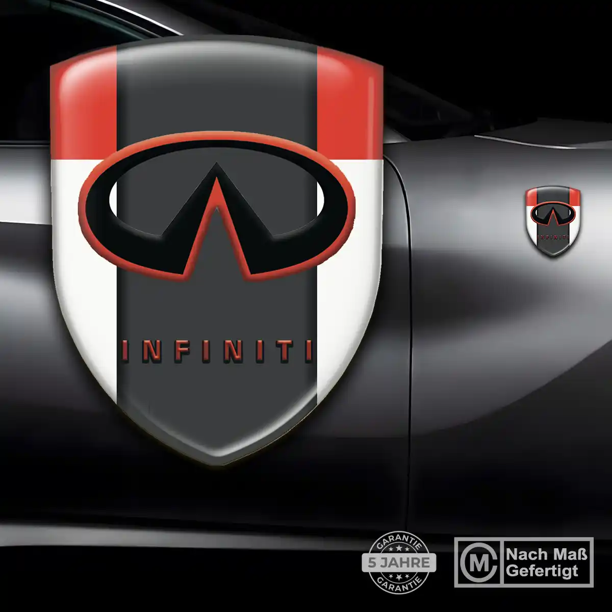 Infiniti Aufkleber Wappen Auto Hochwertiges Harz