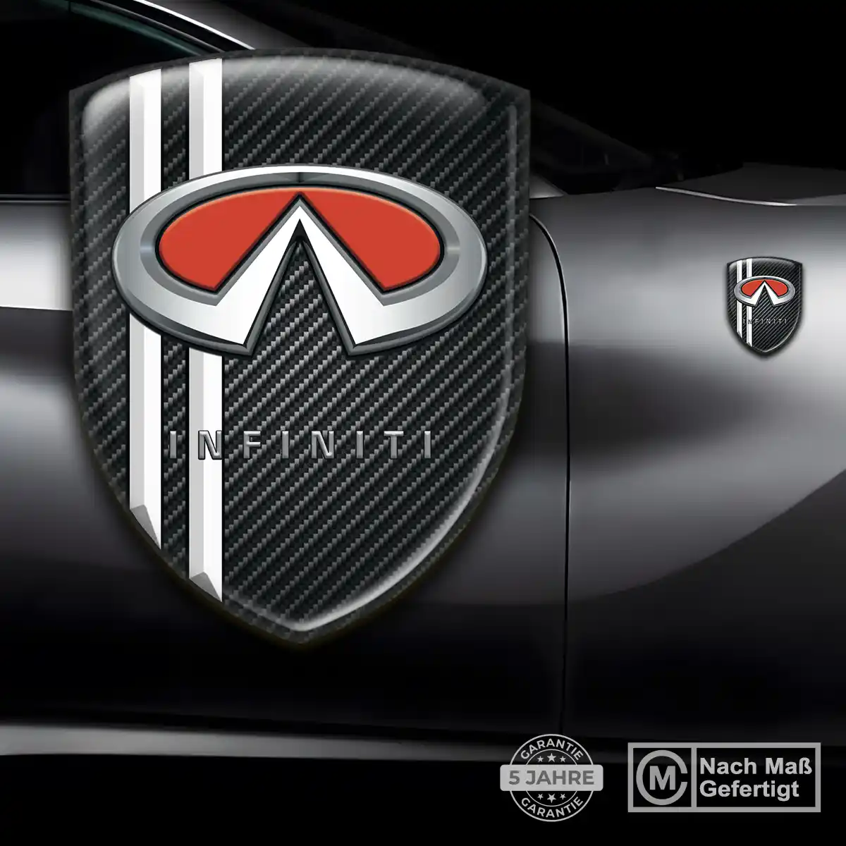 Infiniti Aufkleber Wappen Auto Premium-Edition
