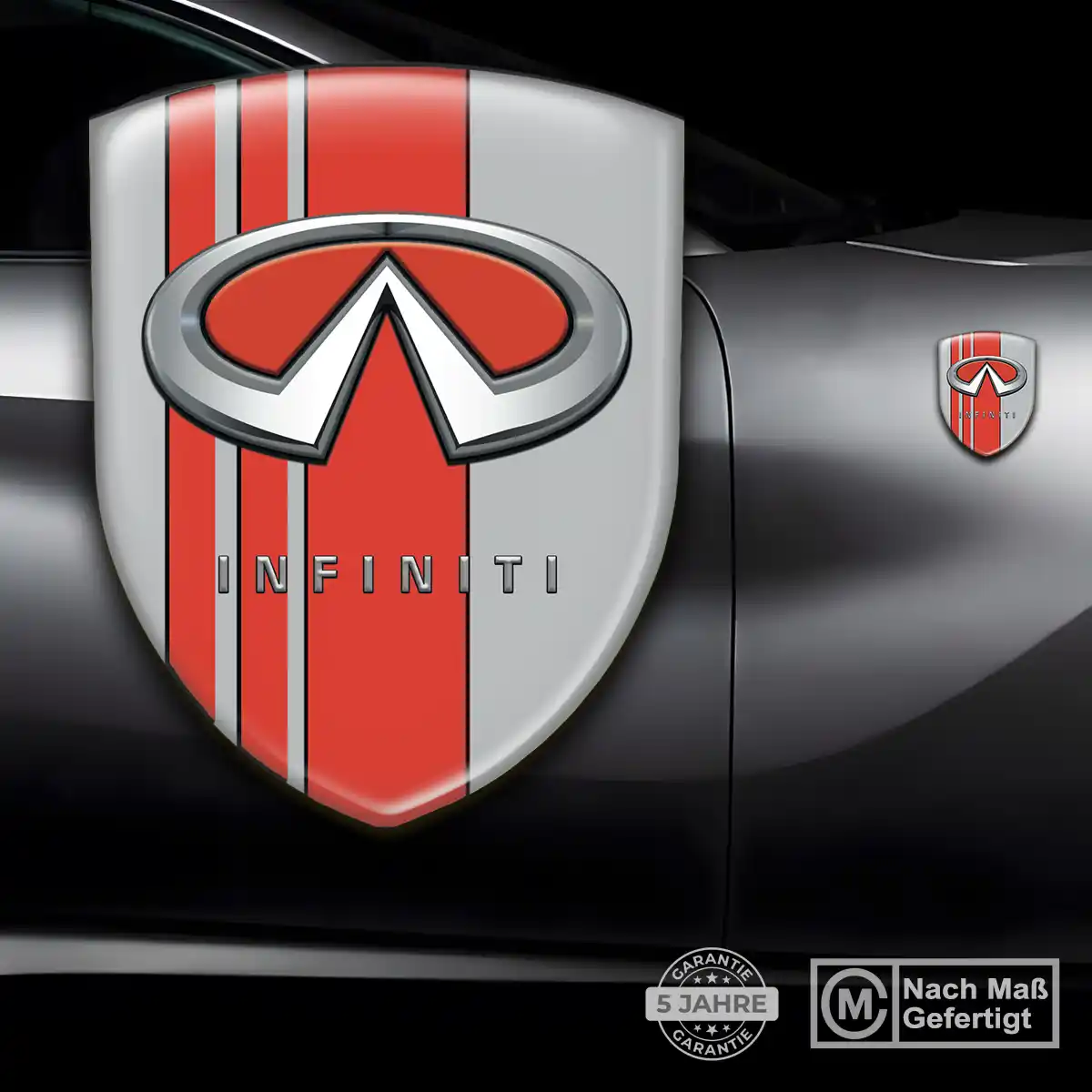 Infiniti Aufkleber Wappen Auto Stilvolles Design