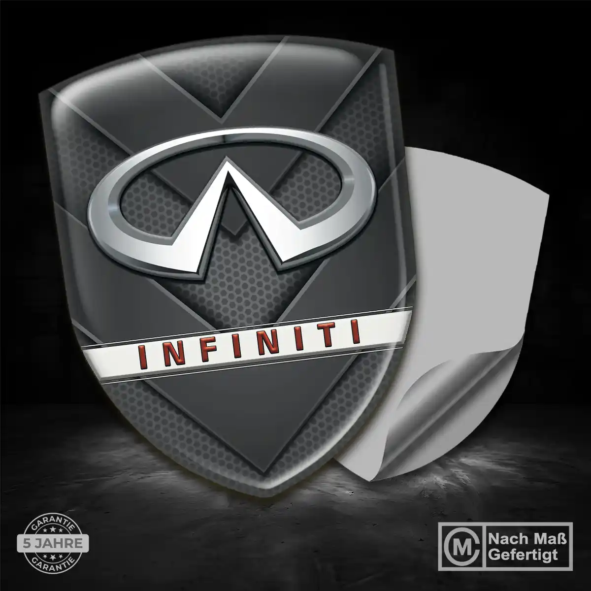 Infiniti Aufkleber Wappen Emblem Anspruchsvolles Design