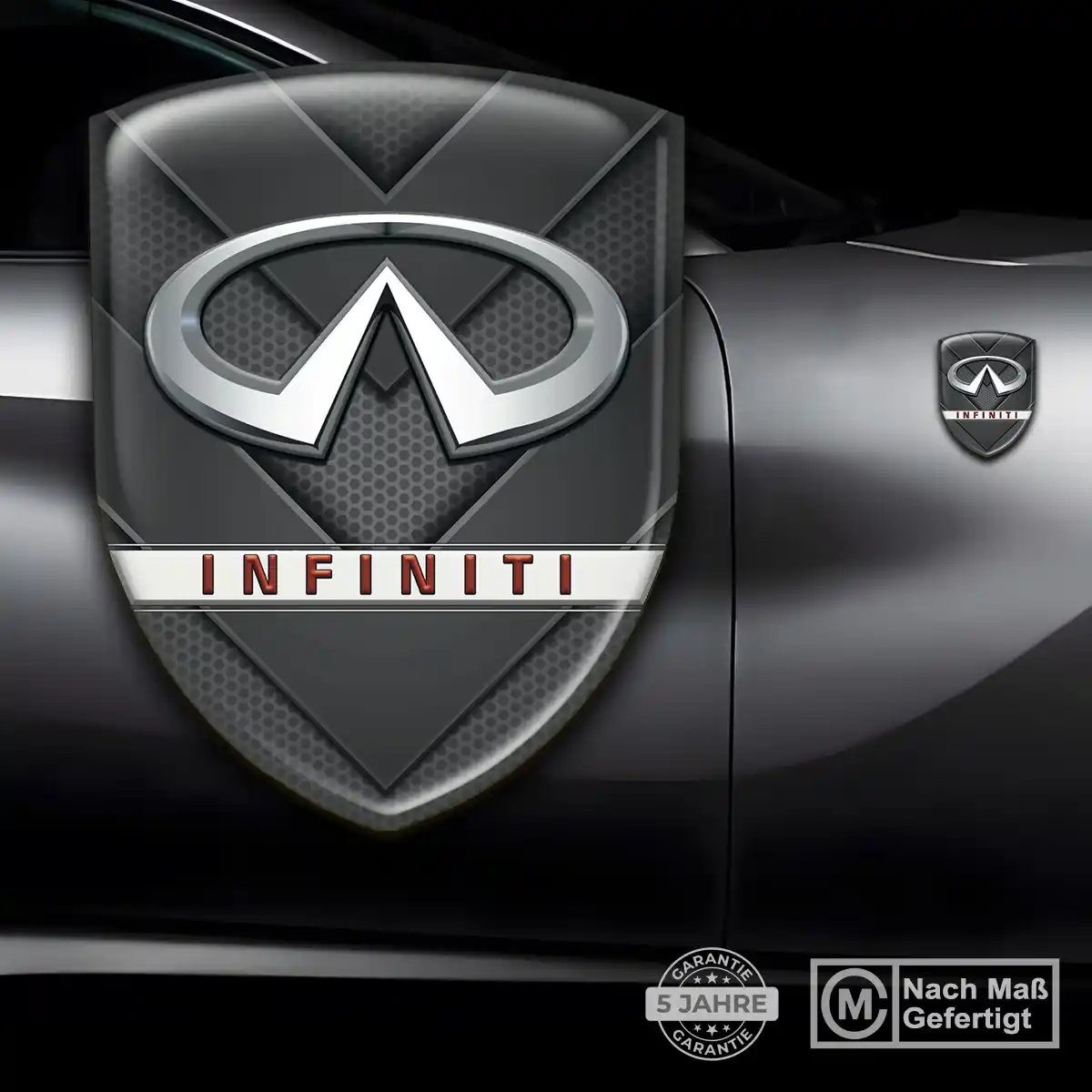 Infiniti Aufkleber Wappen Emblem Anspruchsvolles Design