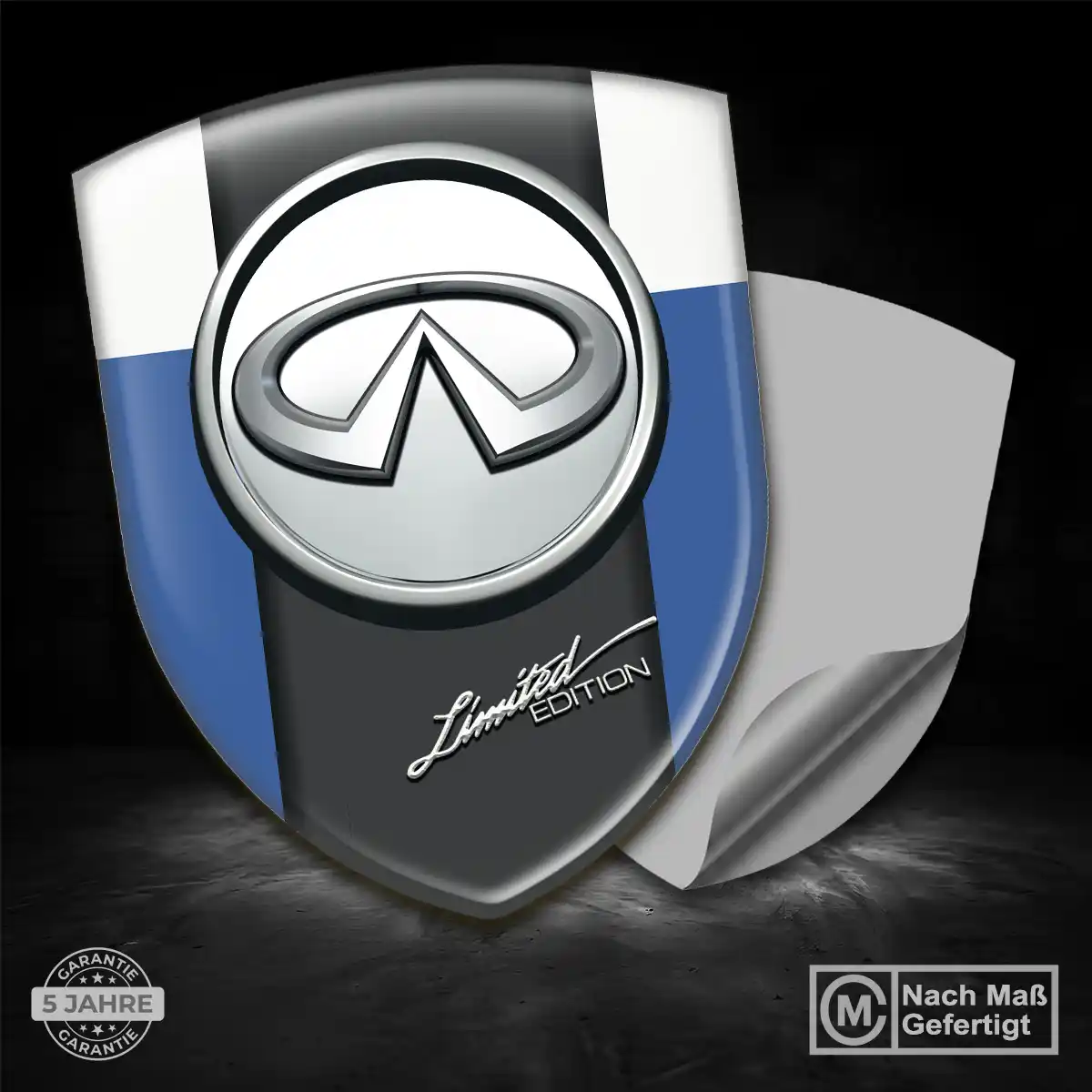 Infiniti Aufkleber Wappen Emblem Ausdrucksstarkes Design