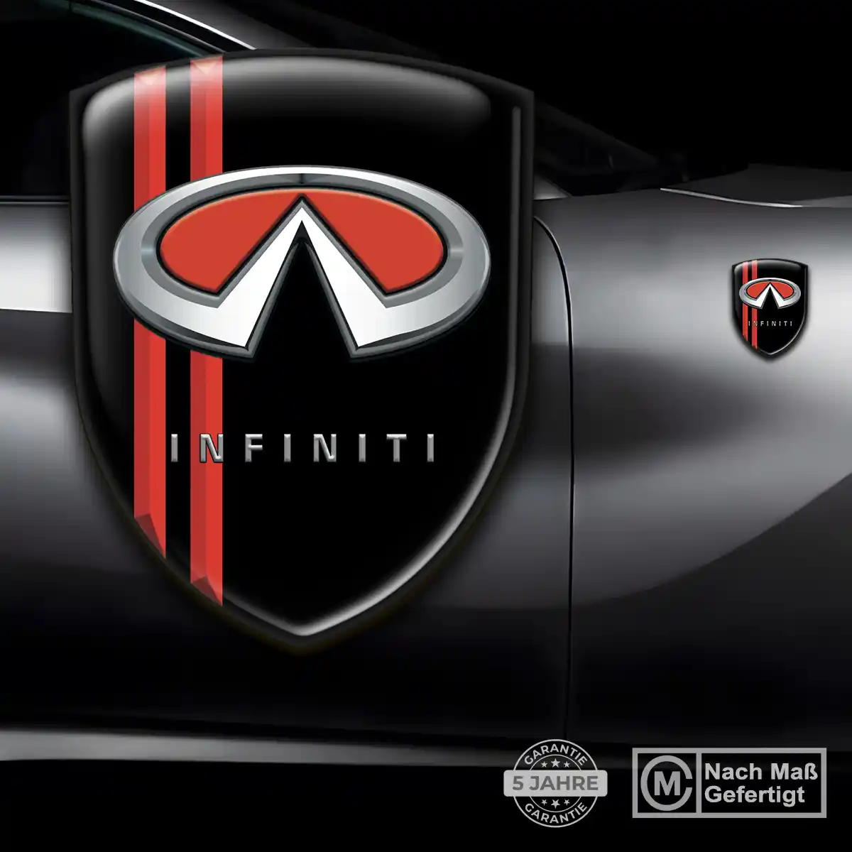 Infiniti Aufkleber Wappen Emblem Auto Überzeugende Qualität