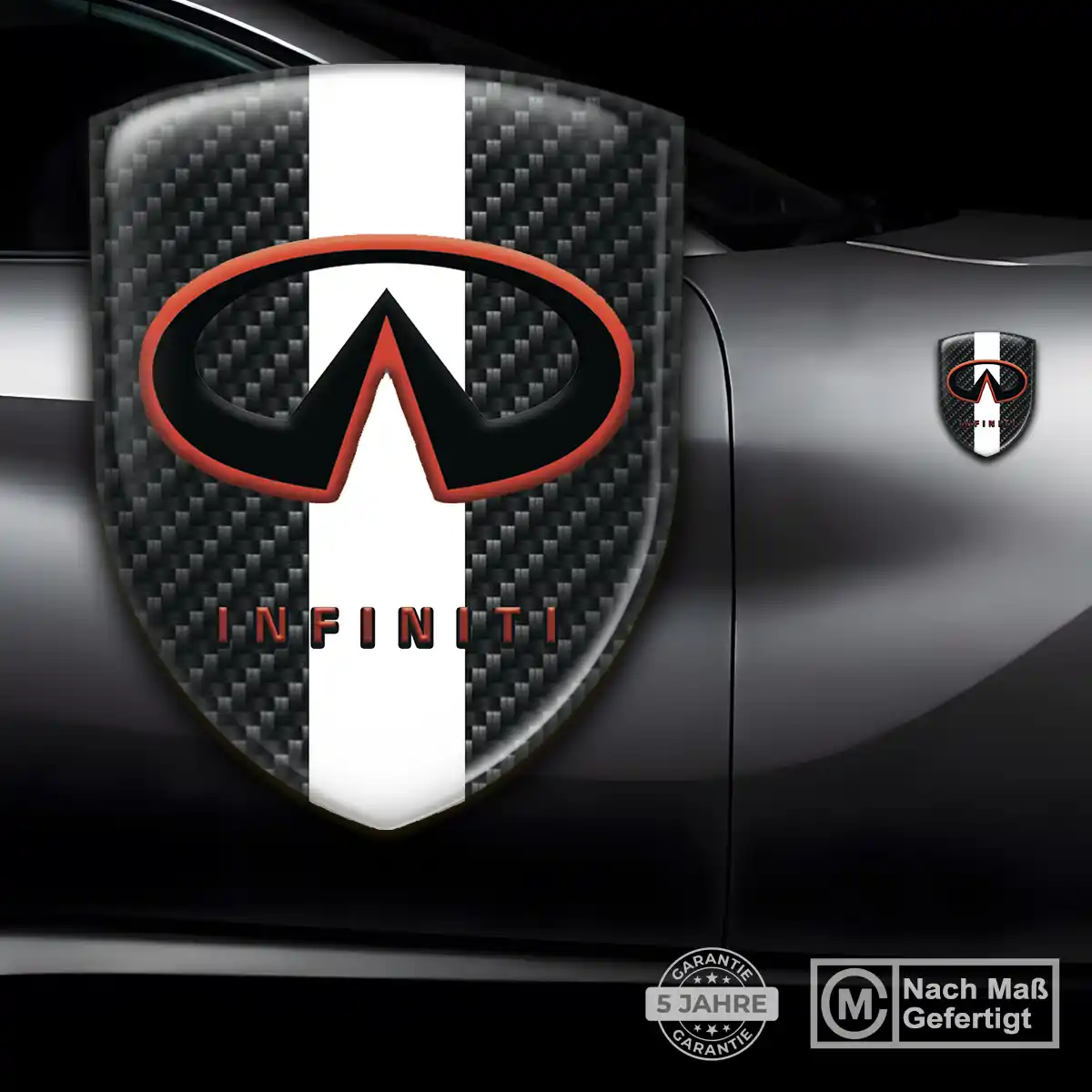 Infiniti Aufkleber Wappen Emblem Auto Edles Design