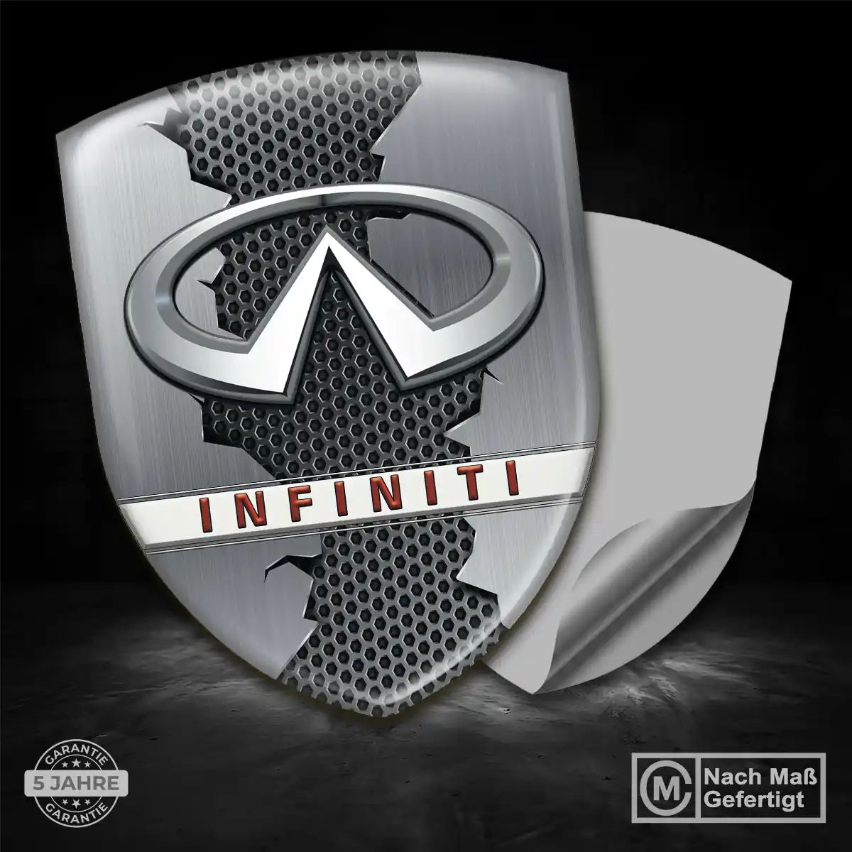 Infiniti Aufkleber Wappen Emblem Auto Erstklassige Qualität