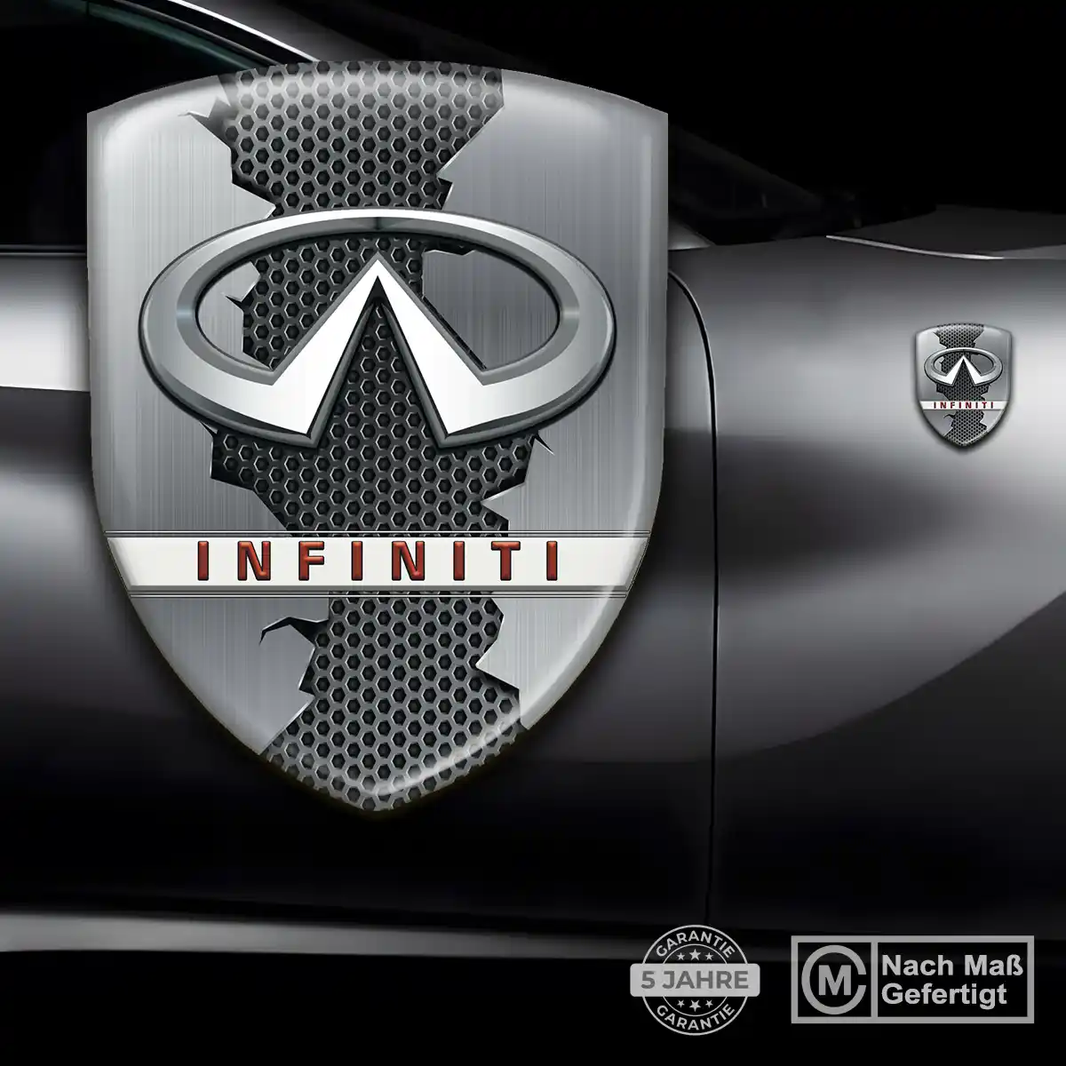 Infiniti Aufkleber Wappen Emblem Auto Erstklassige Qualität