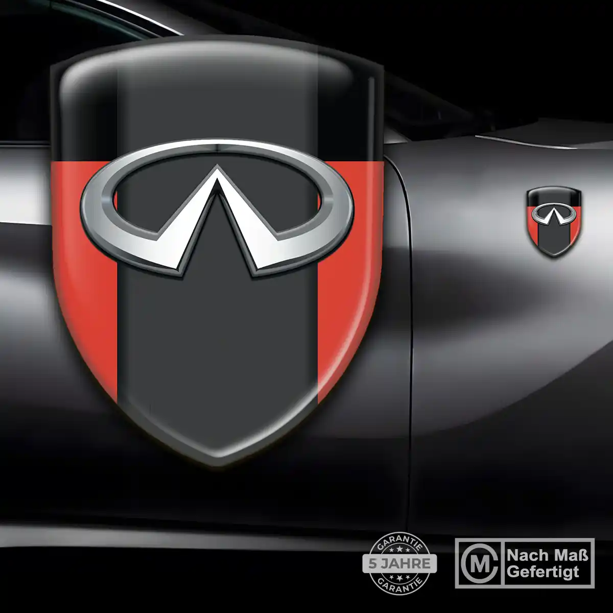 Infiniti Aufkleber Wappen Emblem Auto Höchste Qualität