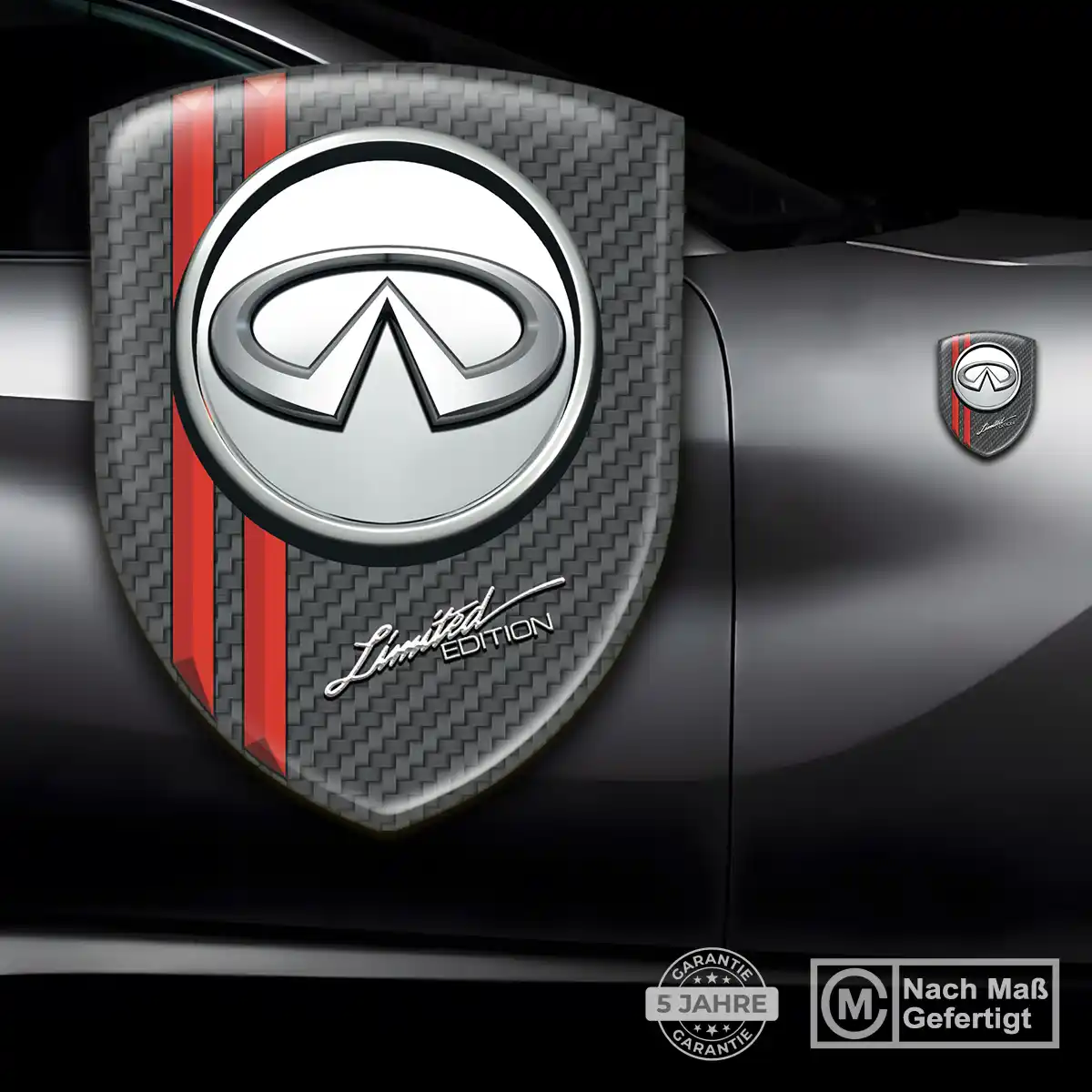 Infiniti Aufkleber Wappen Emblem Auto Luxus-Edition