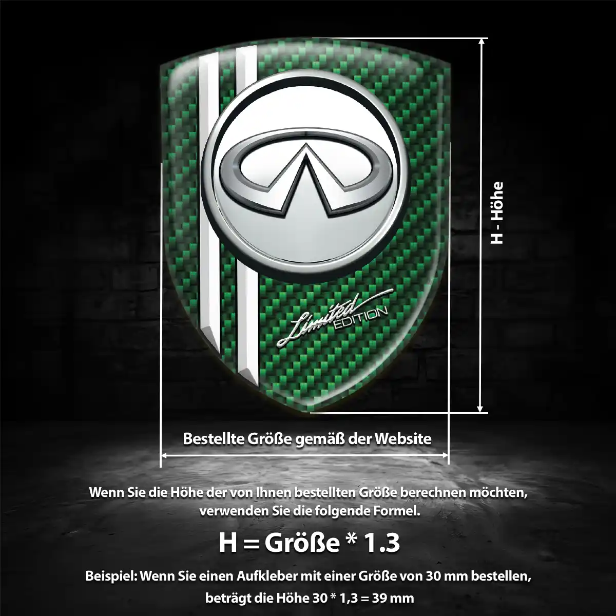 Infiniti Aufkleber Wappen Emblem Auto Modernes Design