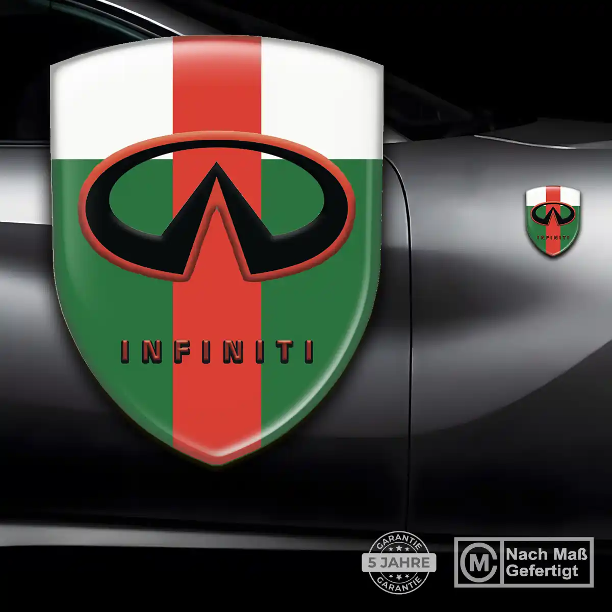 Infiniti Aufkleber Wappen Emblem Auto Premium-Edition