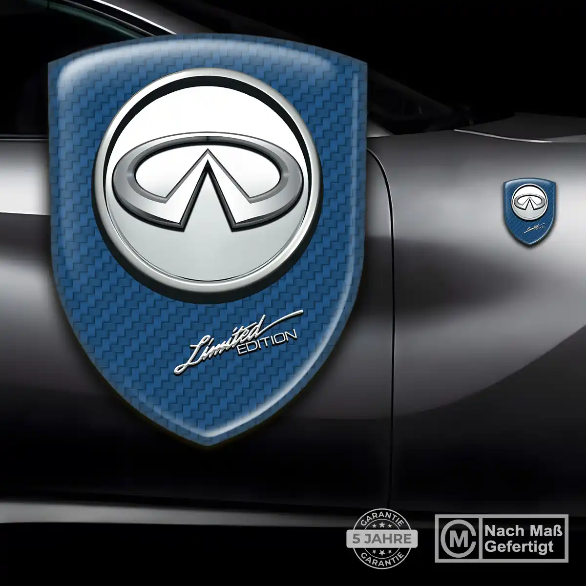 Infiniti Aufkleber Wappen Emblem Auto Premiumqualität