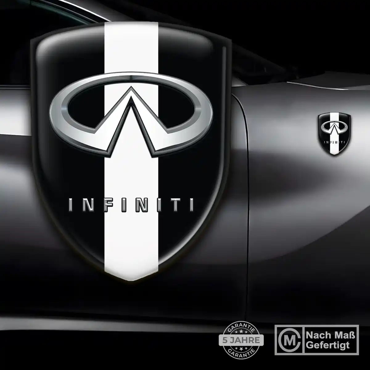 Infiniti Aufkleber Wappen Emblem Auto Tuningfahrzeug