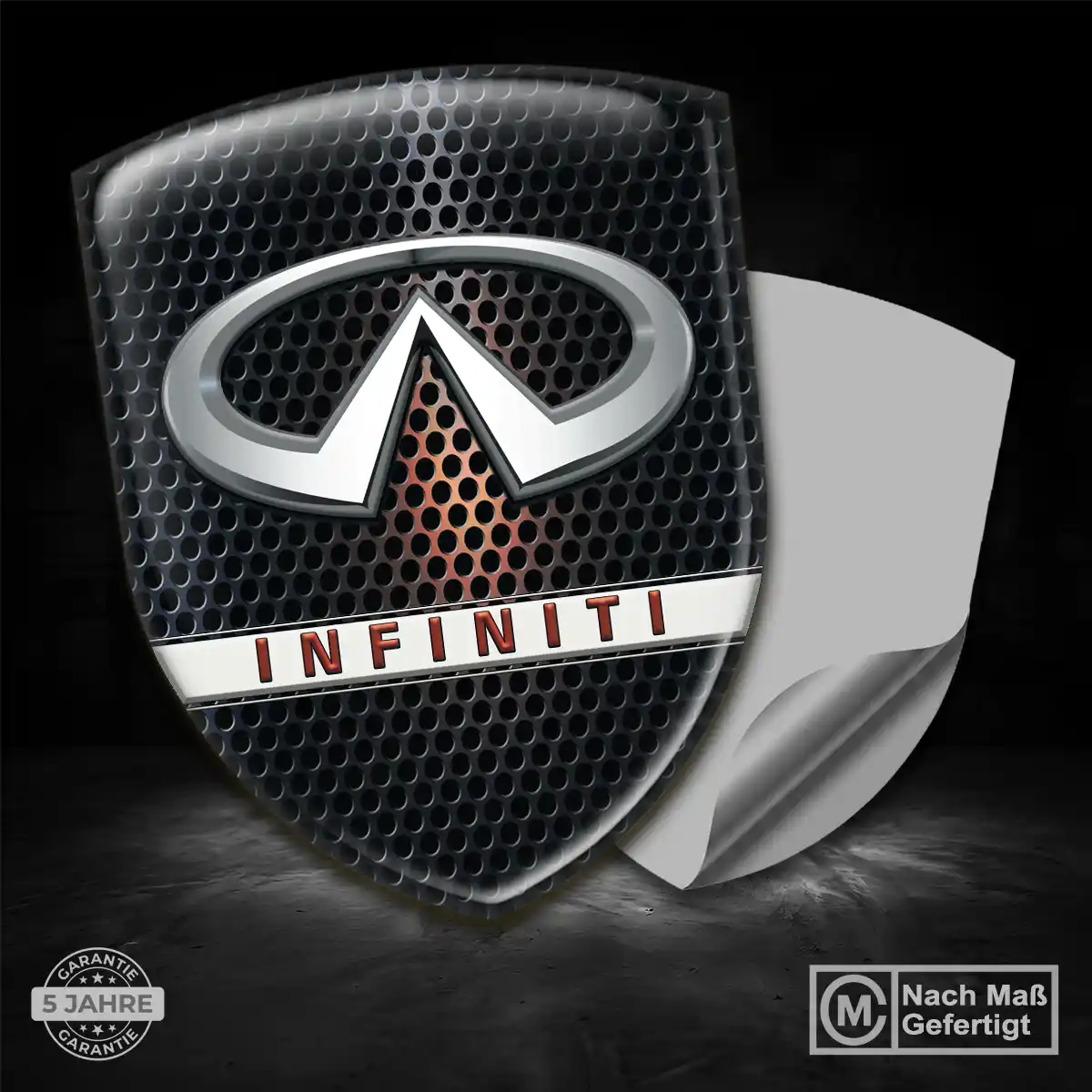 Infiniti Aufkleber Wappen Emblem Überzeugende Qualität