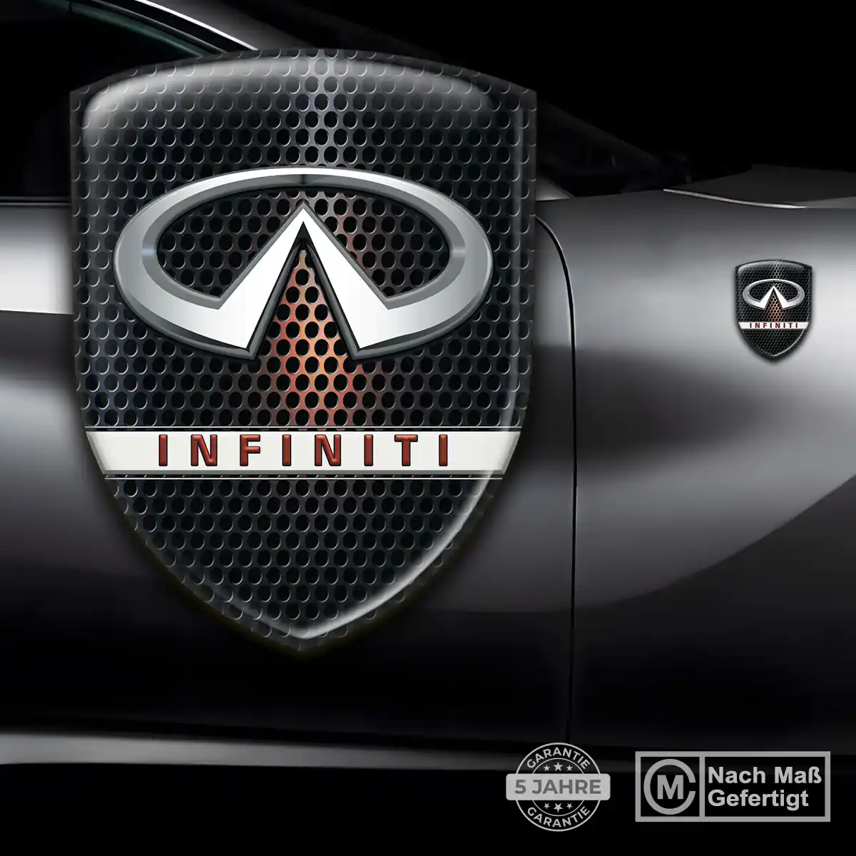 Infiniti Aufkleber Wappen Emblem Überzeugende Qualität