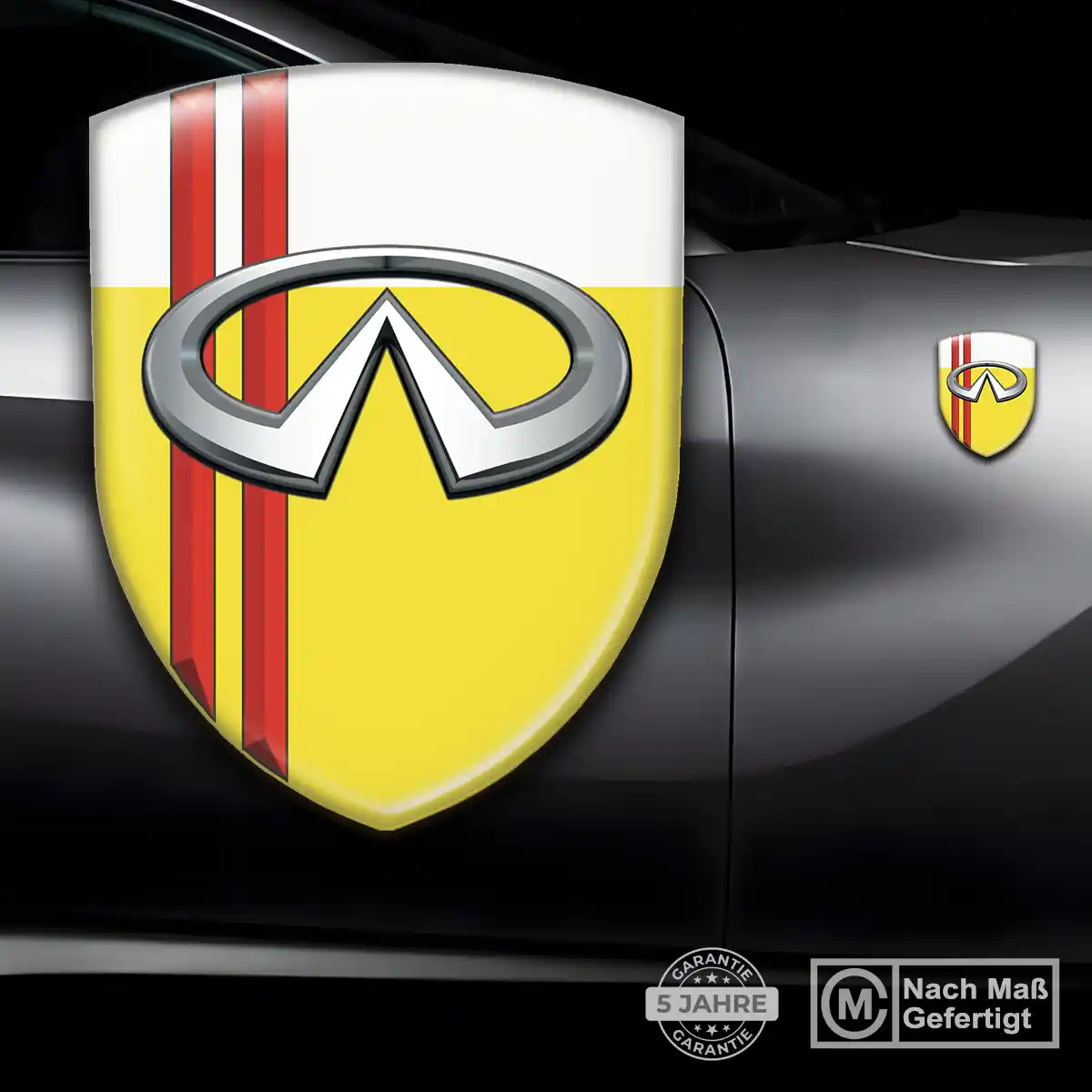 Infiniti Aufkleber Wappen Emblem Edles Design