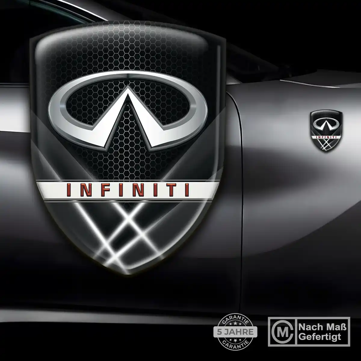Infiniti Aufkleber Wappen Emblem Elegantes Design