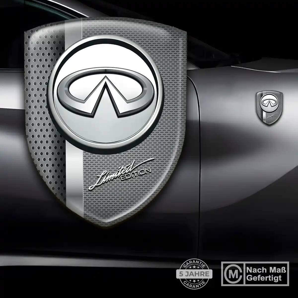 Infiniti Aufkleber Wappen Emblem Erstklassige Qualität