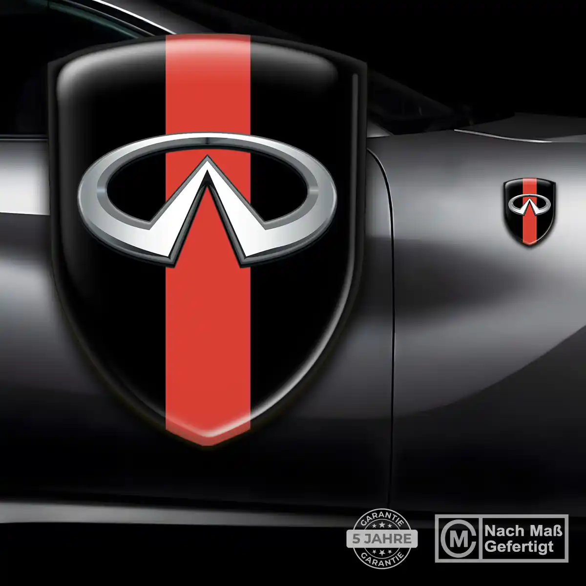 Infiniti Aufkleber Wappen Emblem Höchste Qualität