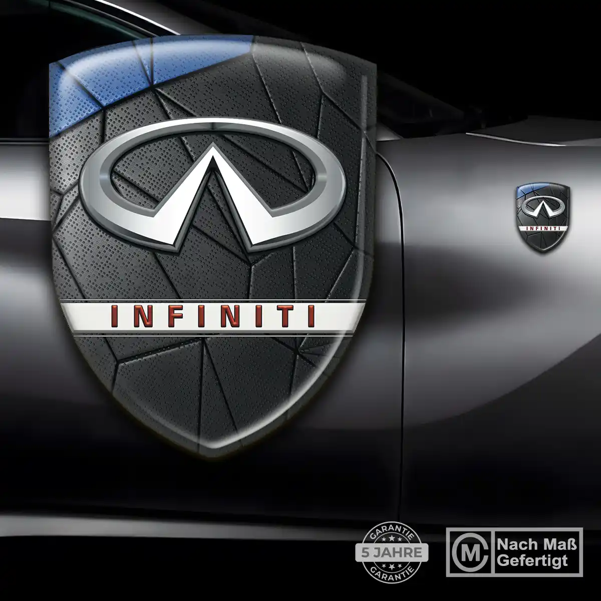 Infiniti Aufkleber Wappen Emblem Hochwertiges Harz
