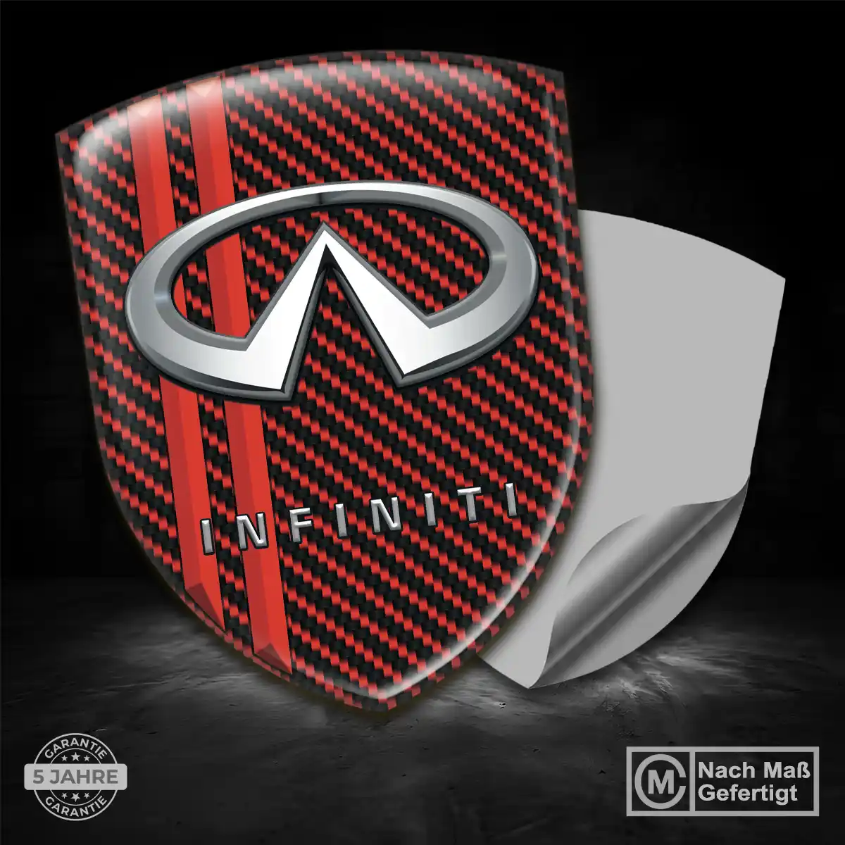 Infiniti Aufkleber Wappen Emblem Limitierte Auflage