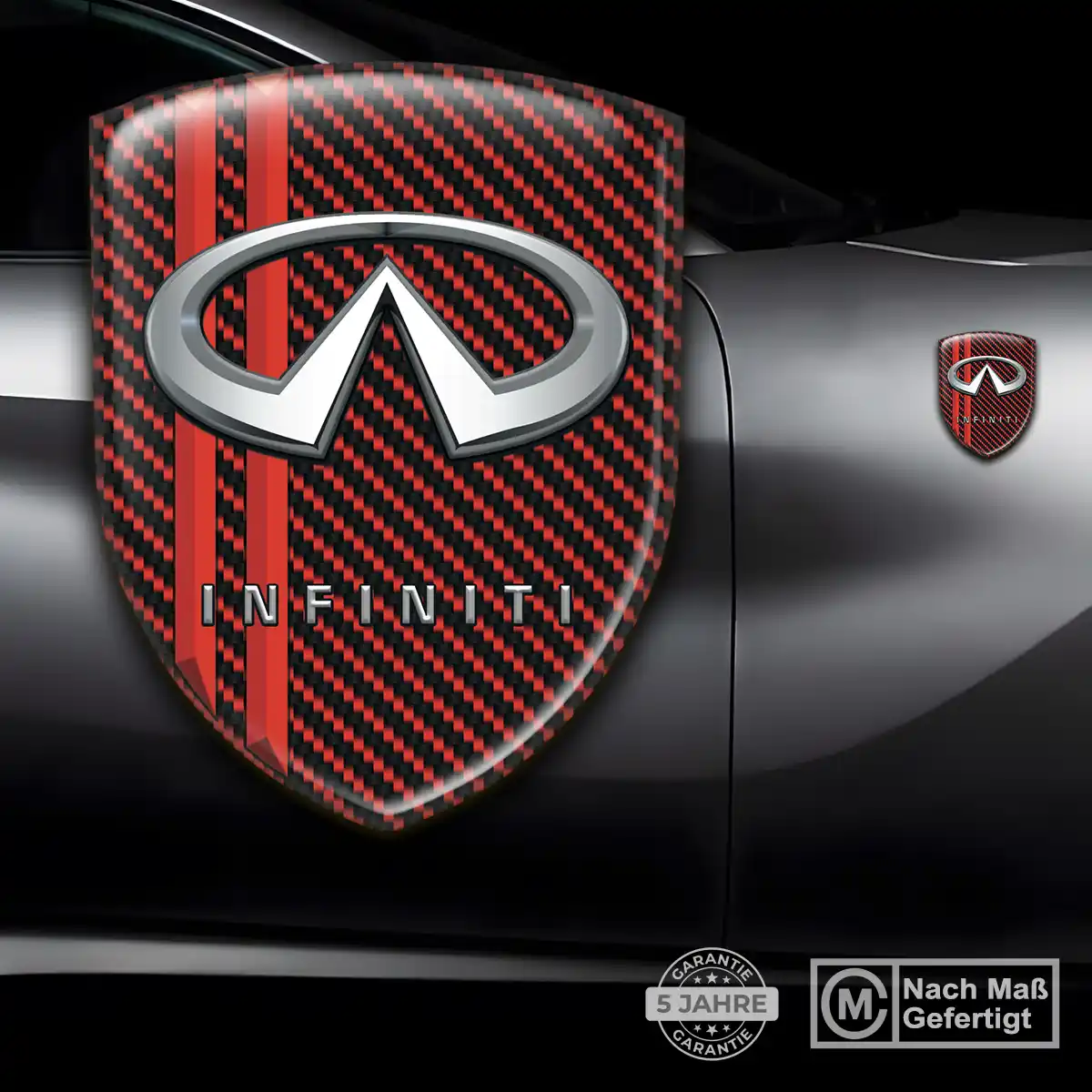 Infiniti Aufkleber Wappen Emblem Limitierte Auflage