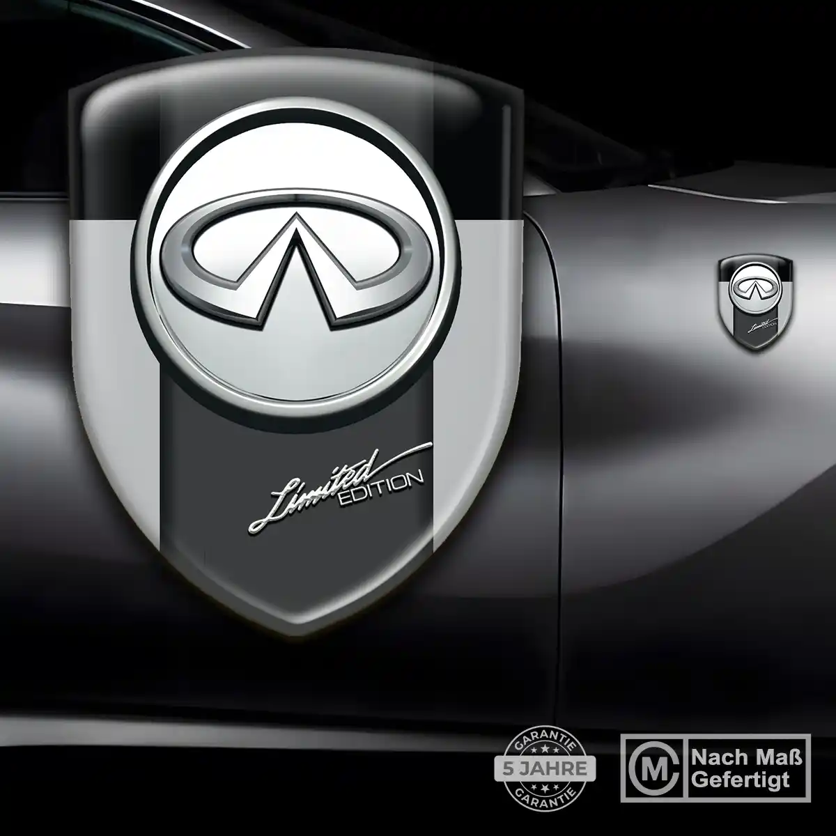 Infiniti Aufkleber Wappen Emblem Modernes Design