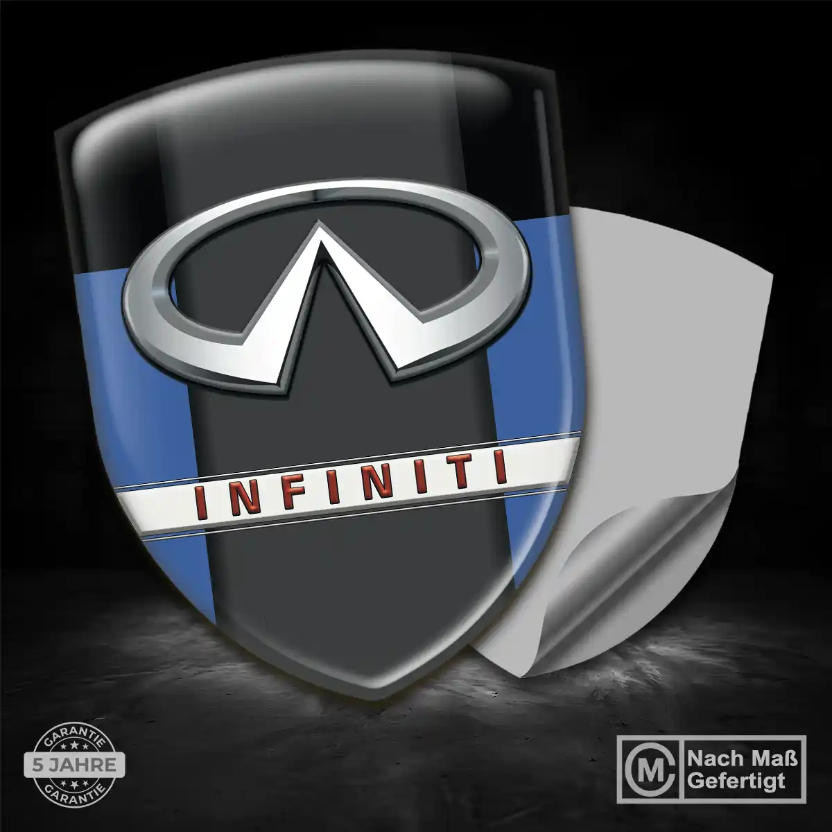 Infiniti Aufkleber Wappen Emblem Stilvolles Design