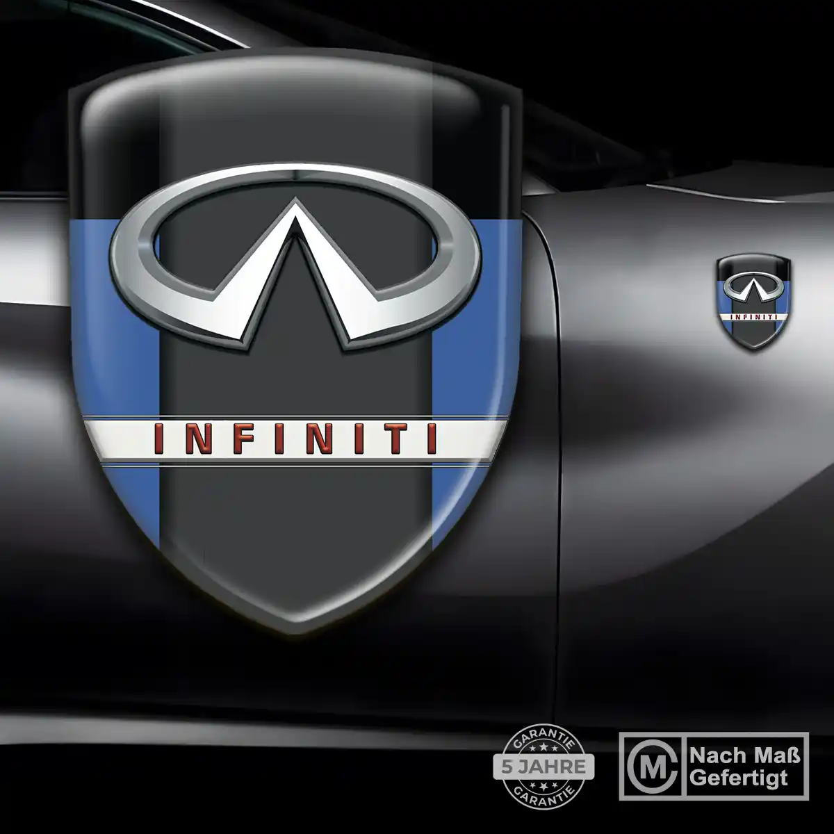 Infiniti Aufkleber Wappen Emblem Stilvolles Design