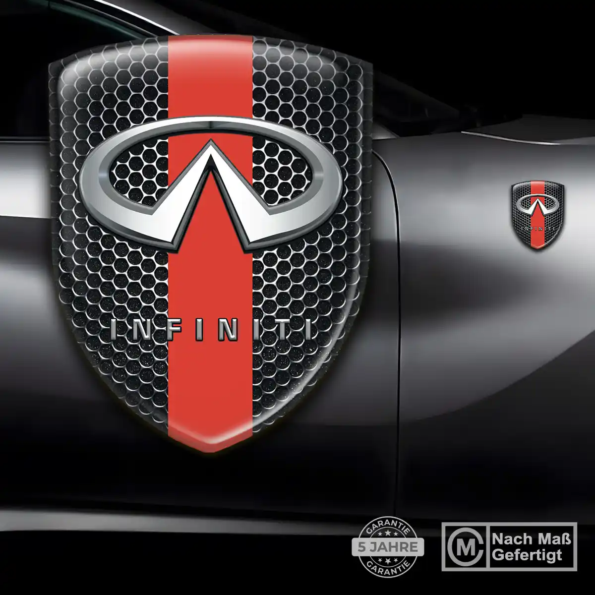 Infiniti Aufkleber Wappen Emblem Tuningfahrzeug