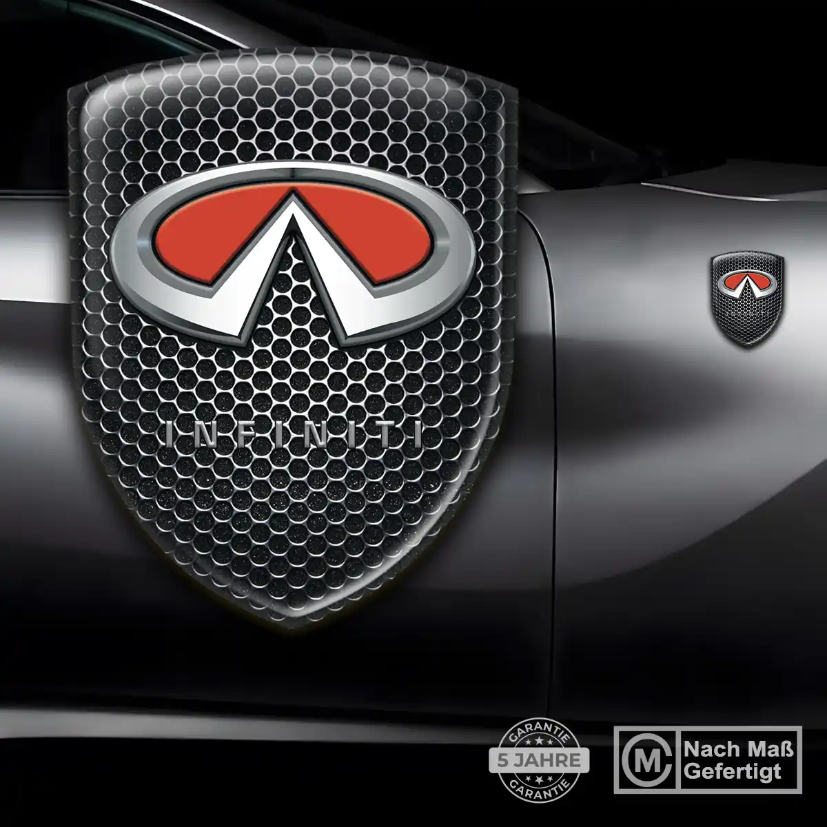 Infiniti Aufkleber Wappen Hochwertiges Harz