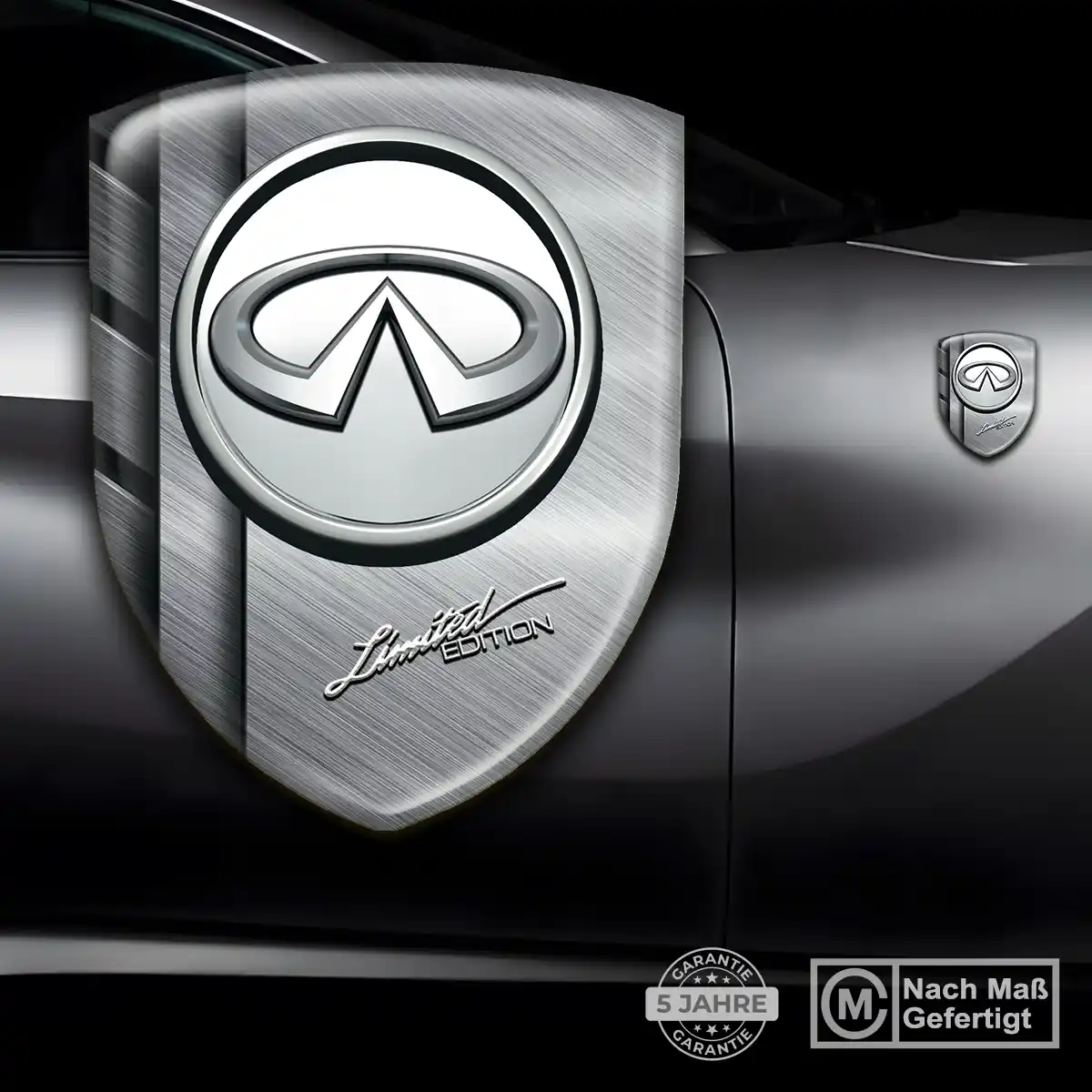 Infiniti Aufkleber Wappen Interieurdesign