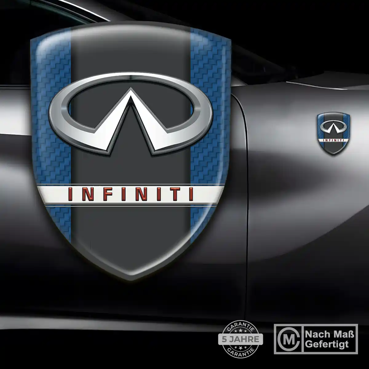 Infiniti Aufkleber Wappen Premium-Edition
