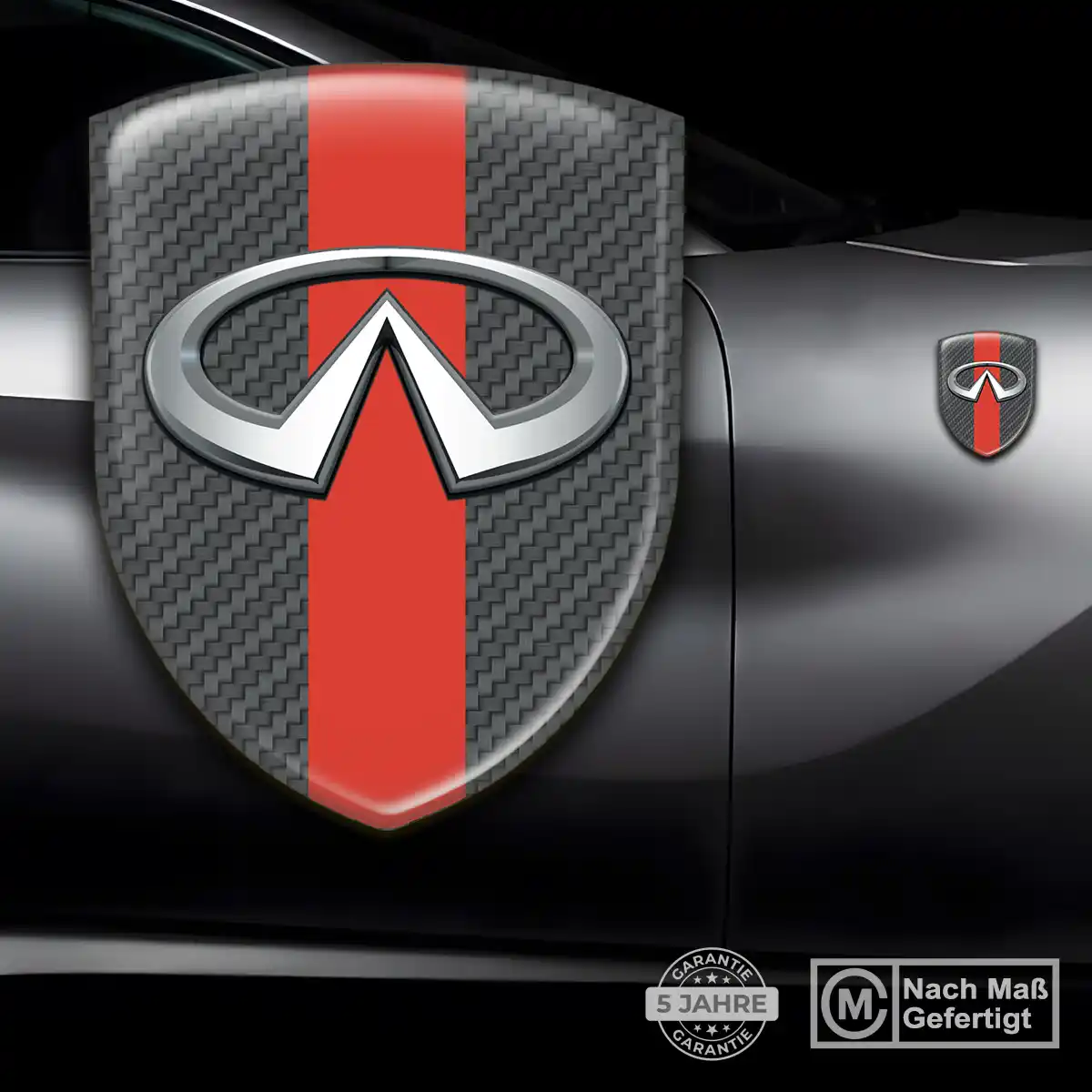 Infiniti Aufkleber Wappen Stilvolles Design