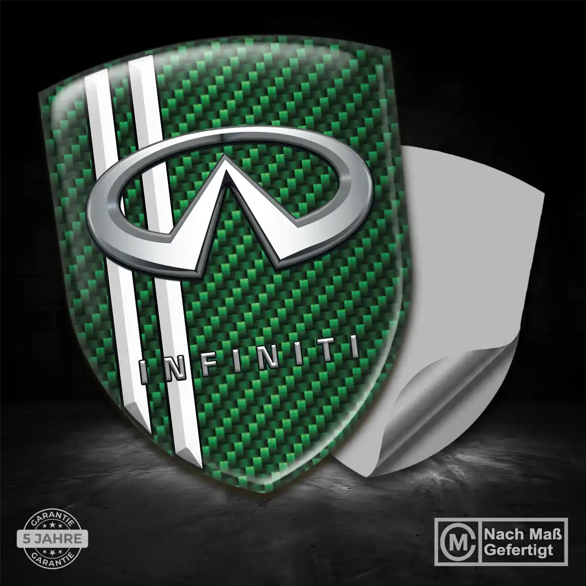 Infiniti Aufkleber Wappen Tuningfahrzeug
