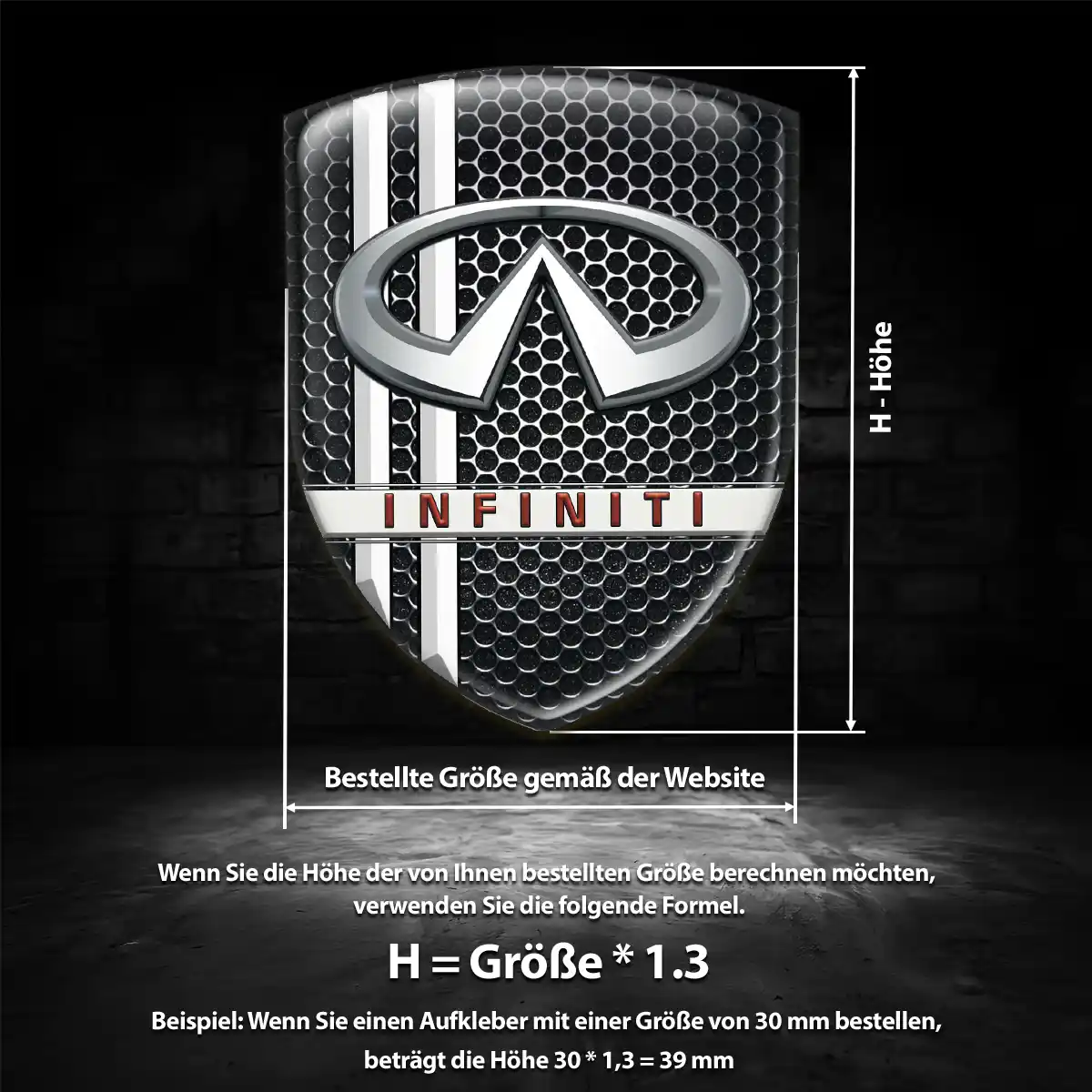 Infiniti Emblem Anspruchsvolles Design
