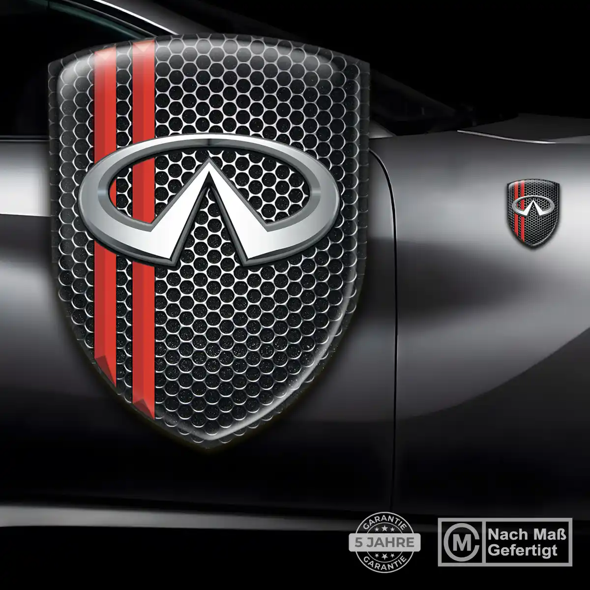 Infiniti Emblem Aufkleber Auto Überzeugende Qualität