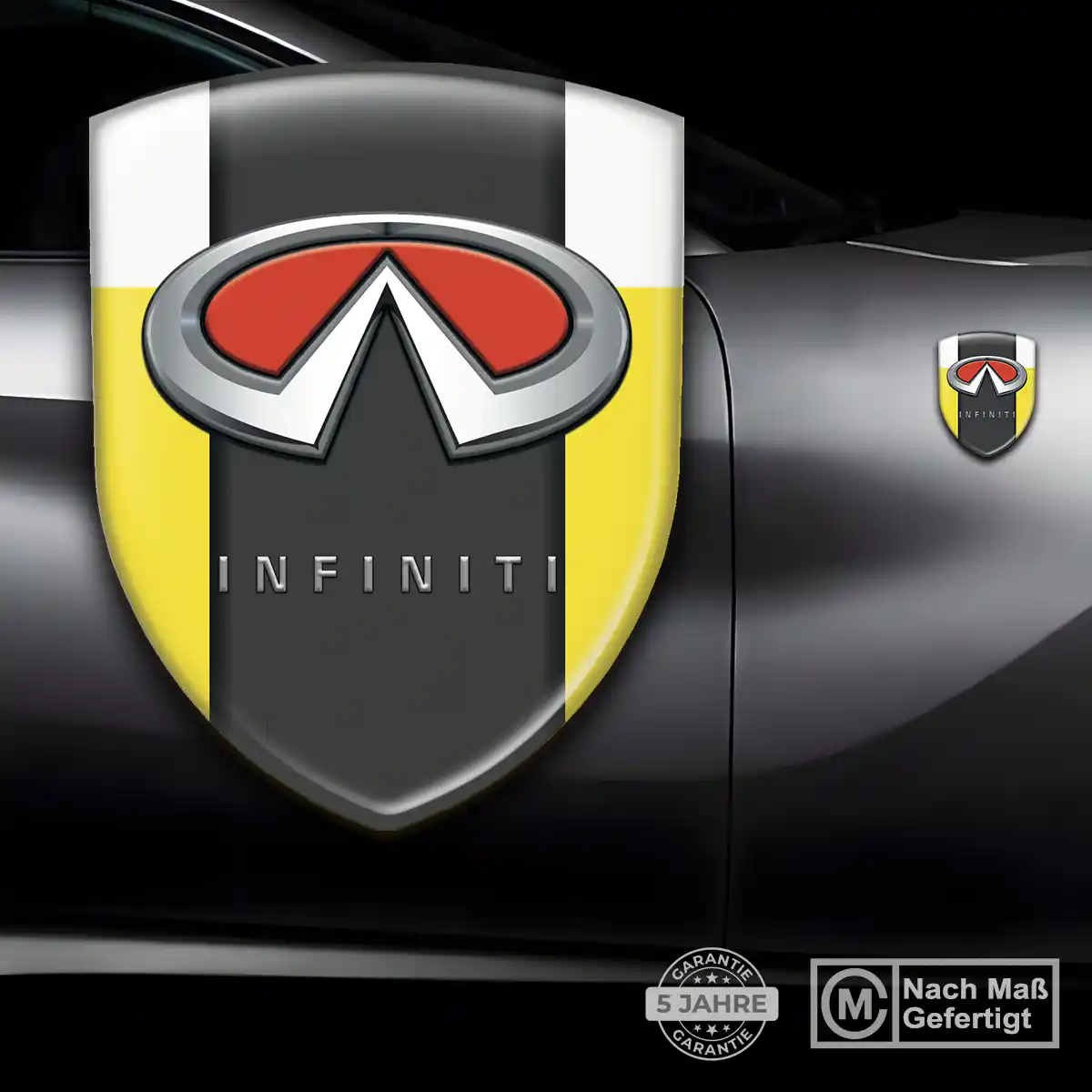 Infiniti Emblem Aufkleber Auto Hochwertiges Harz