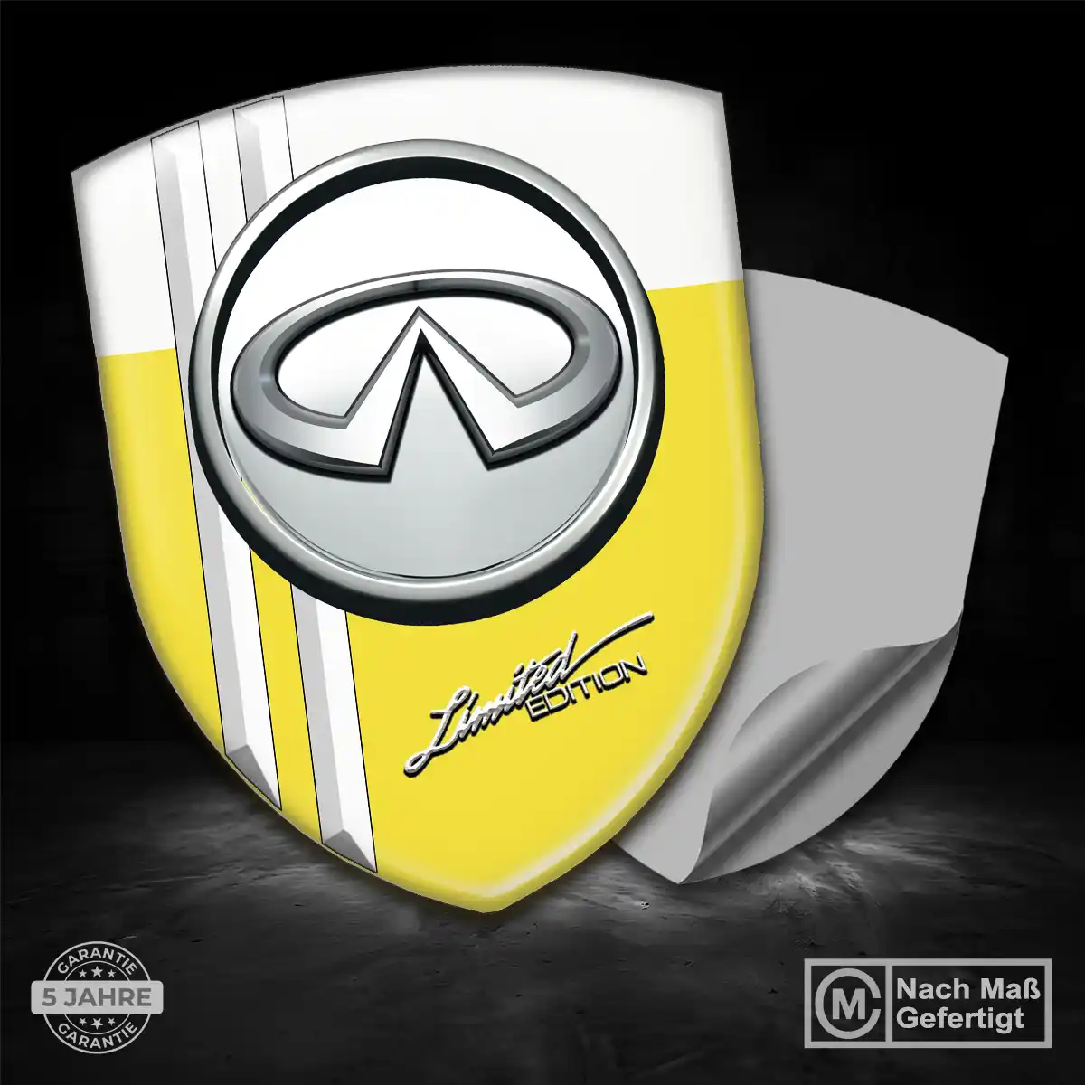 Infiniti Emblem Aufkleber Interieurdesign