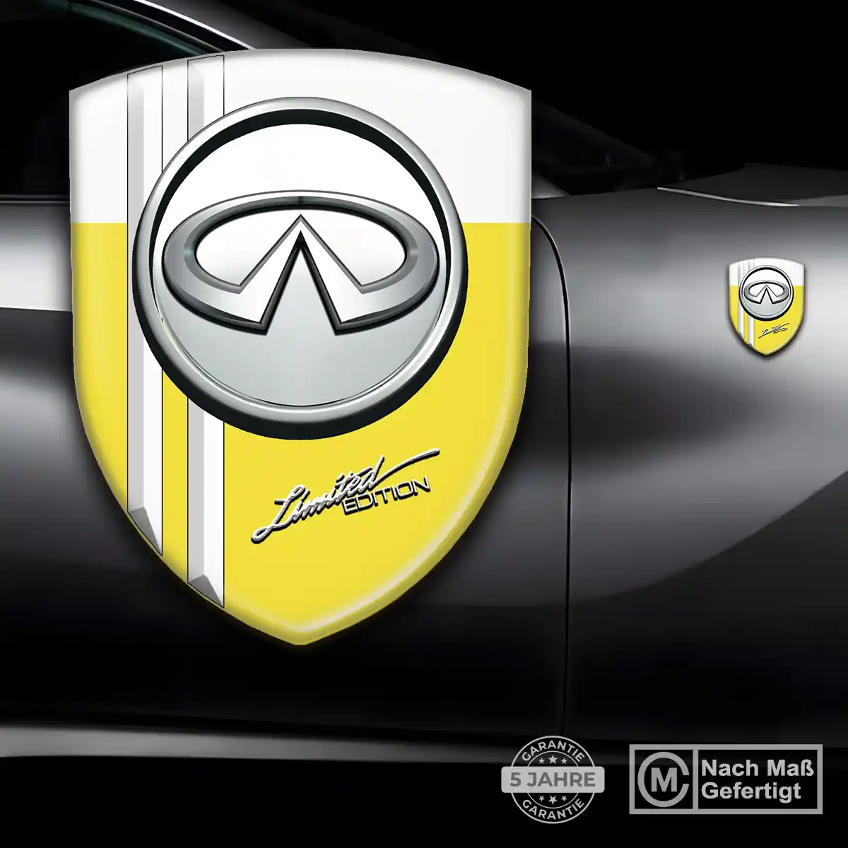 Infiniti Emblem Aufkleber Interieurdesign