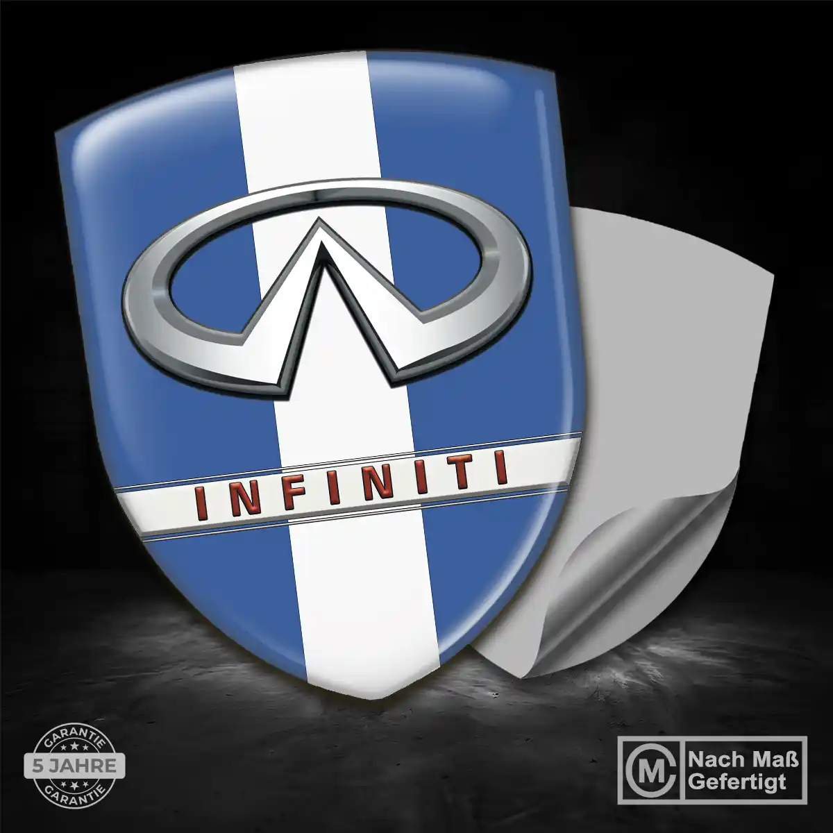 Infiniti Emblem Aufkleber Tuningfahrzeug