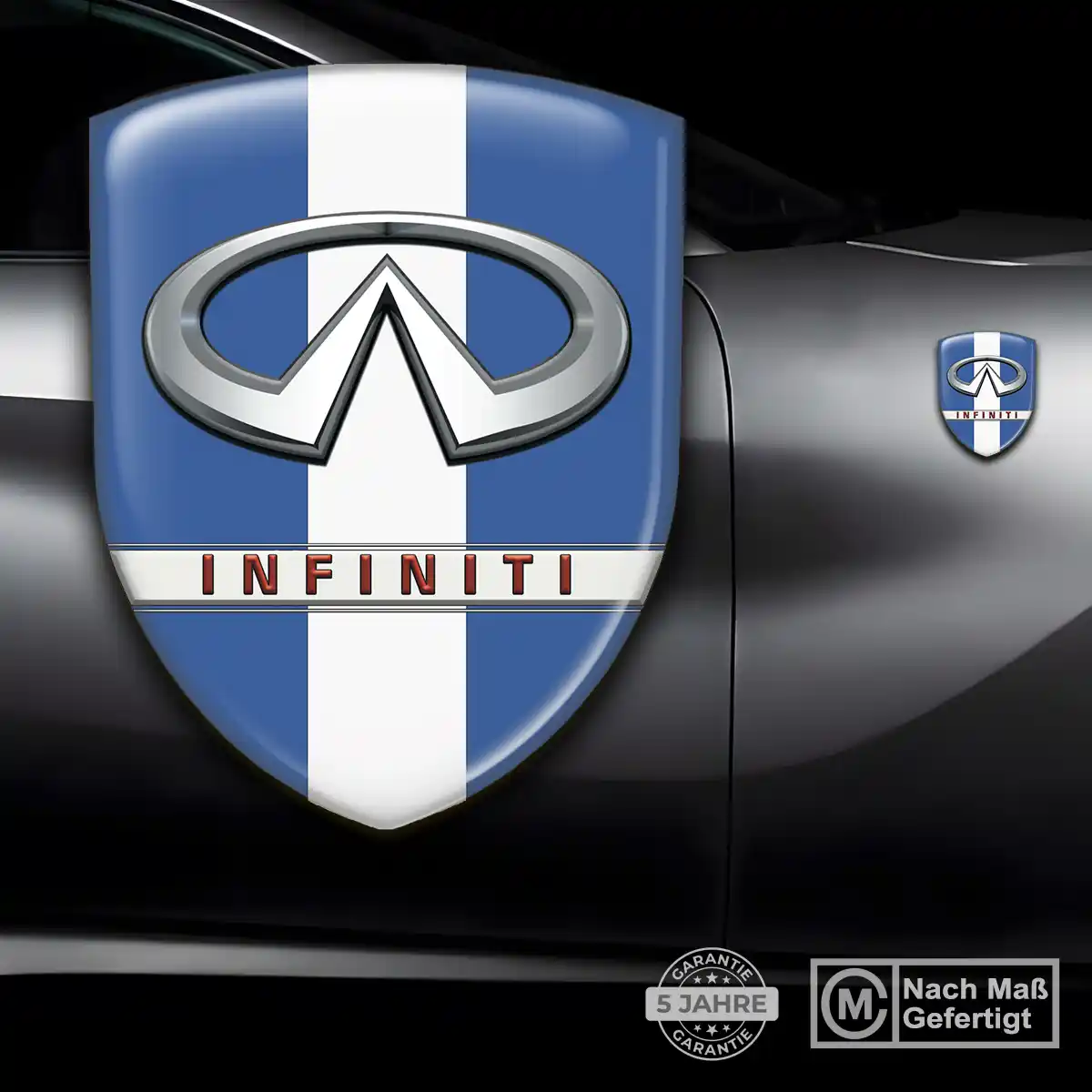 Infiniti Emblem Aufkleber Tuningfahrzeug